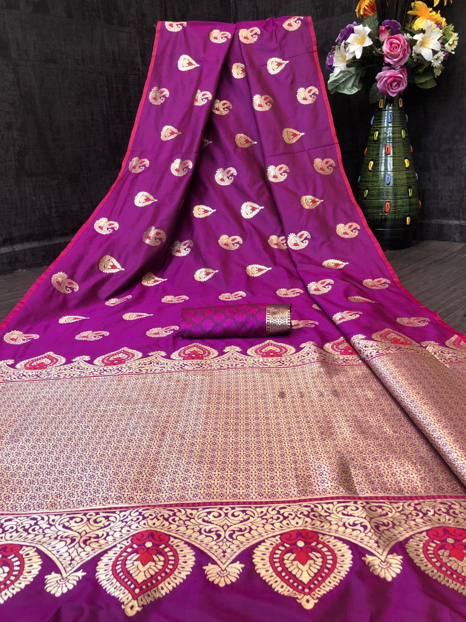 Niharika Silk 40 Designer Fancy Wedding Wear Banarasi jacquard
 Saree Collection

