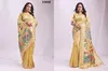 Morni By Astita Linen Cotton Kalamkari Uniform Wear Saree Suppliers In India