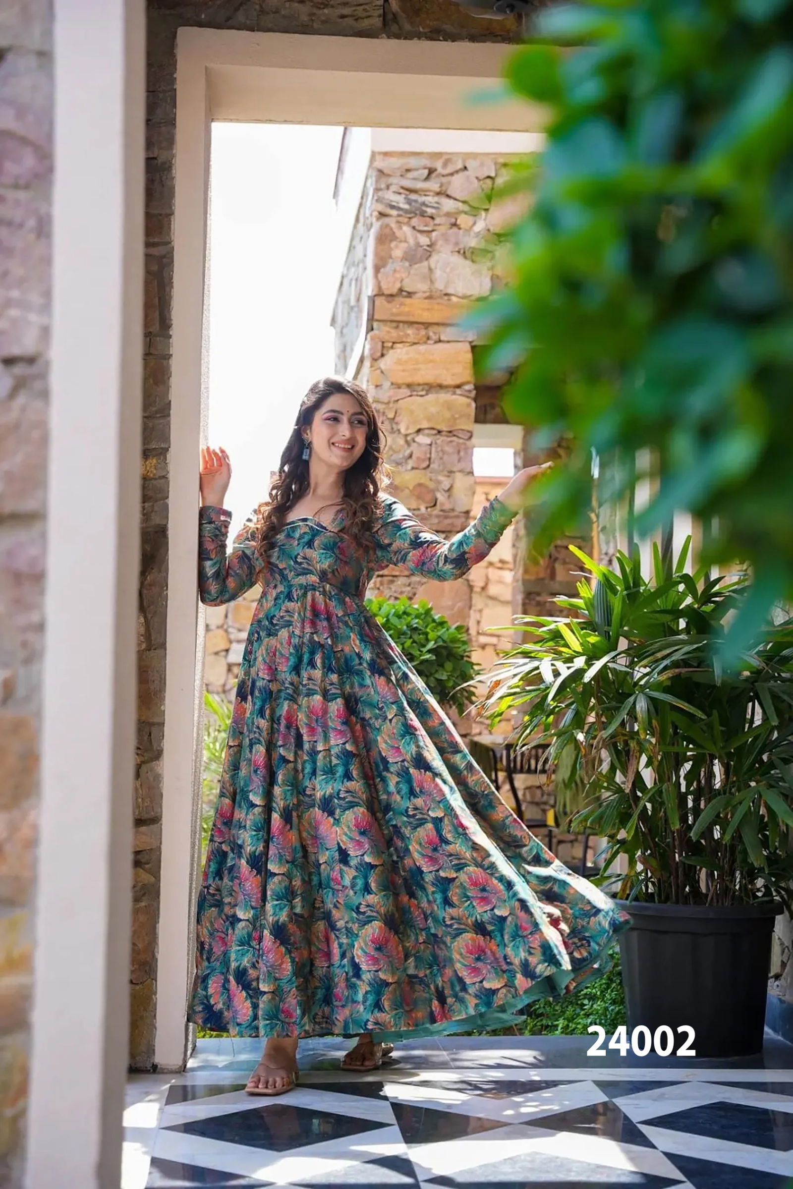 Lucaya Vol 24 By Lucaya Heavy Rayon Printed Gown Wholesale Shop In Surat