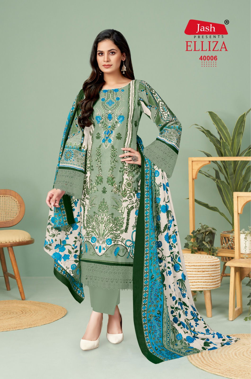 Elliza Vol 40 By Jash Cotton Surat Dress Material Wholesale Market