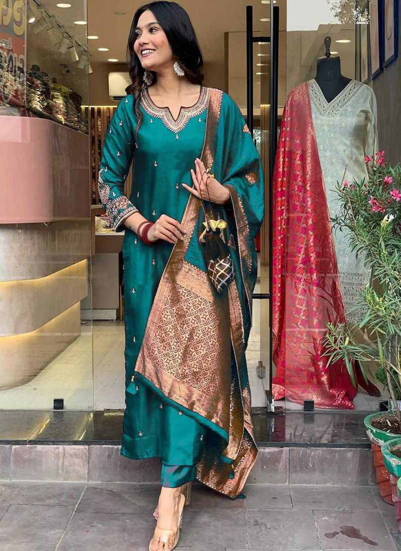 Navya Kurti 76 Embroidered Festive Wear Kurta Sets Wholesale Market In Surat