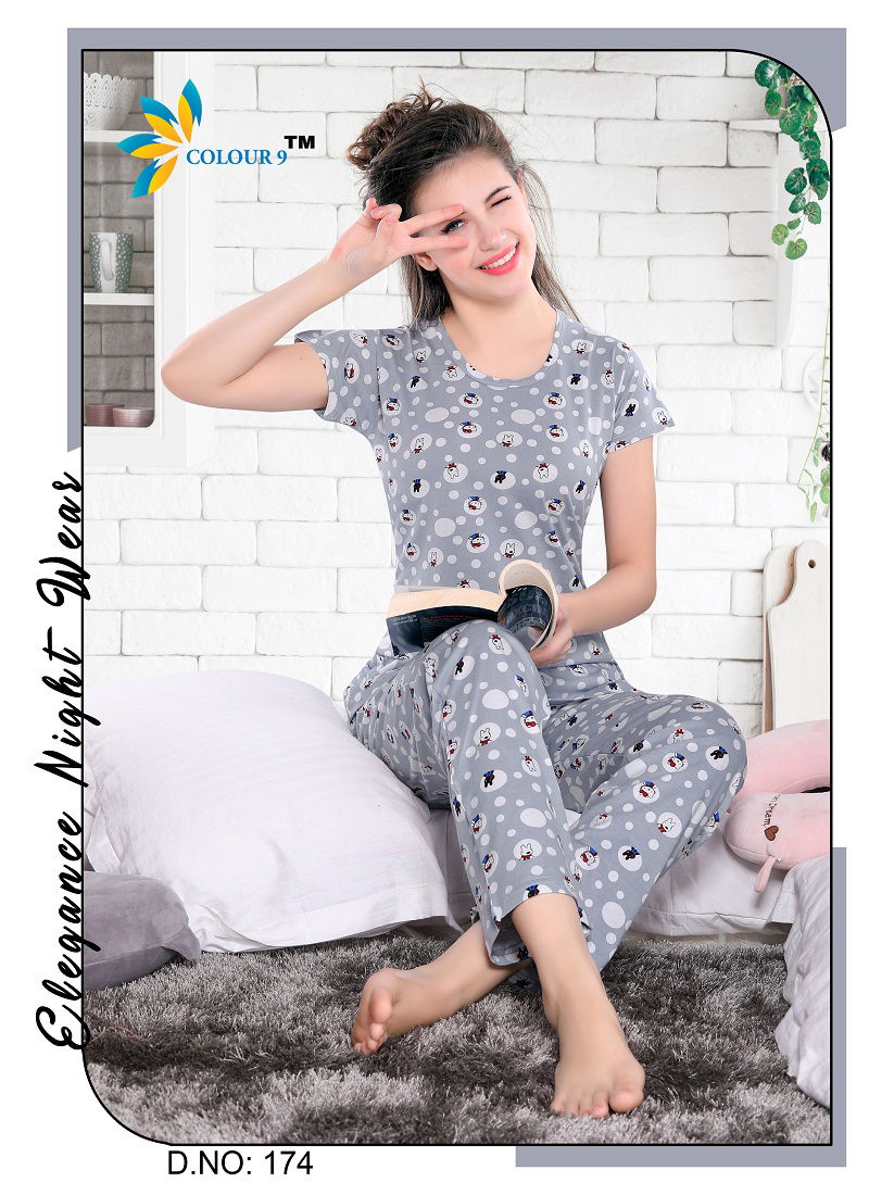 Colour 9 Latest Comfortable Night Wear Collection  