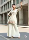 KF 509 Kalaai Silk Embroidery Kurti With Bottom Exporters In India