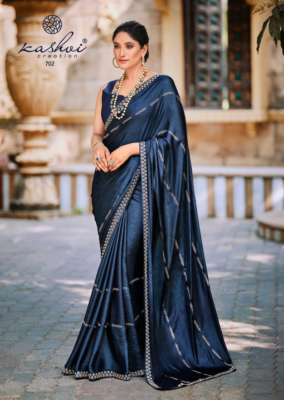 Platinum Vol 7 By Kashvi Soft Silk Designer Wear Sarees Exporters In India