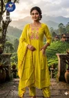 1594 E To H By Vitara Mul Chanderi Surat Size Combo Kurtis Set Wholesale Market