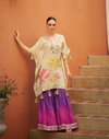 Magic By Sayuri Viscose Hand Mirror Kaftan With Gharara Wholesale Price In Surat