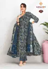 Rashi Vol 3 By Suryajyoti Cotton Printed Anarkali Kurti With Bottom Dupatta Online Wholesale