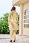 Naisha K 264 Stylish Stipe Pattern Cotton Cord Sets Online Wholesale