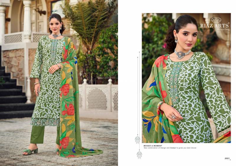 Riaz Arts Summer Star Lawn Digital Printed Dress Material Bulk Orders In India