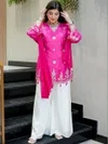 KF 2115 Kalaai Viscose Silk Embroidery Plazzo Suits
