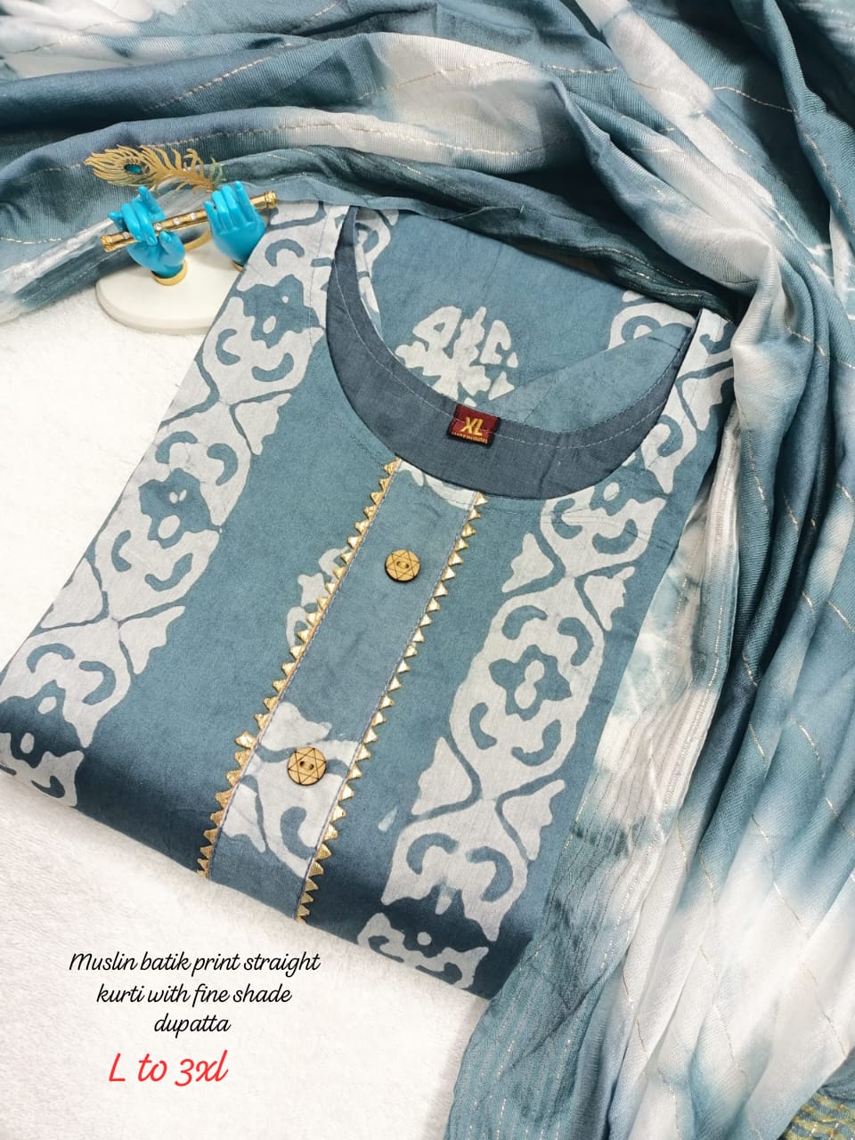 Elegance Rich Look Masleen Kurti With Dupatta Catalog