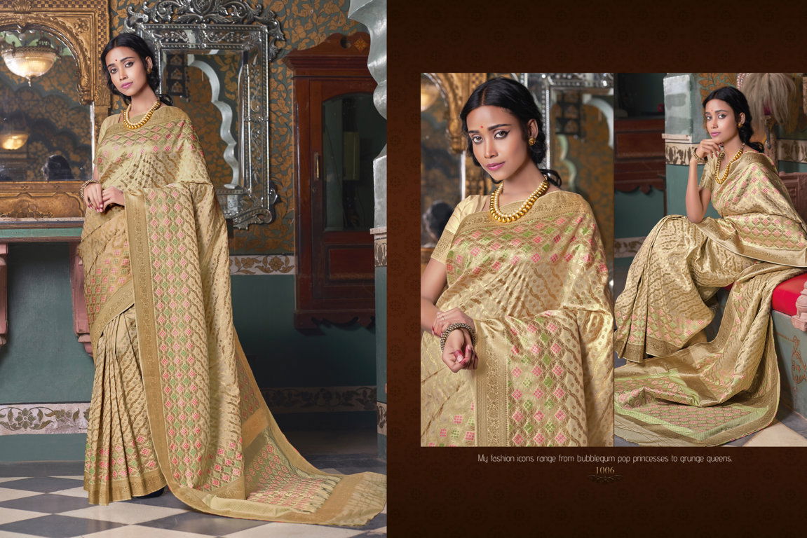 Sangam Purnima Designer Fancy Wedding Wear Banarasi Silk Printed Saree Collection
