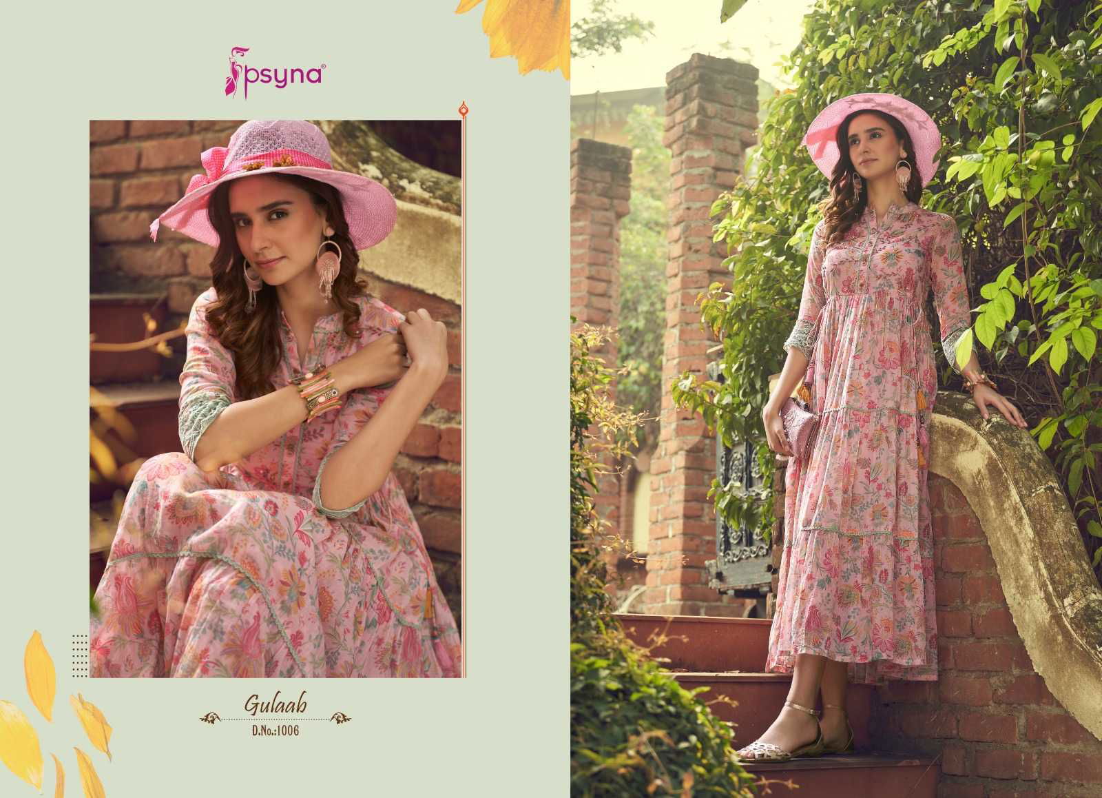 Gulaab By Psyna Cotton Readymade Gown Wholesale Suppliers In Mumbai