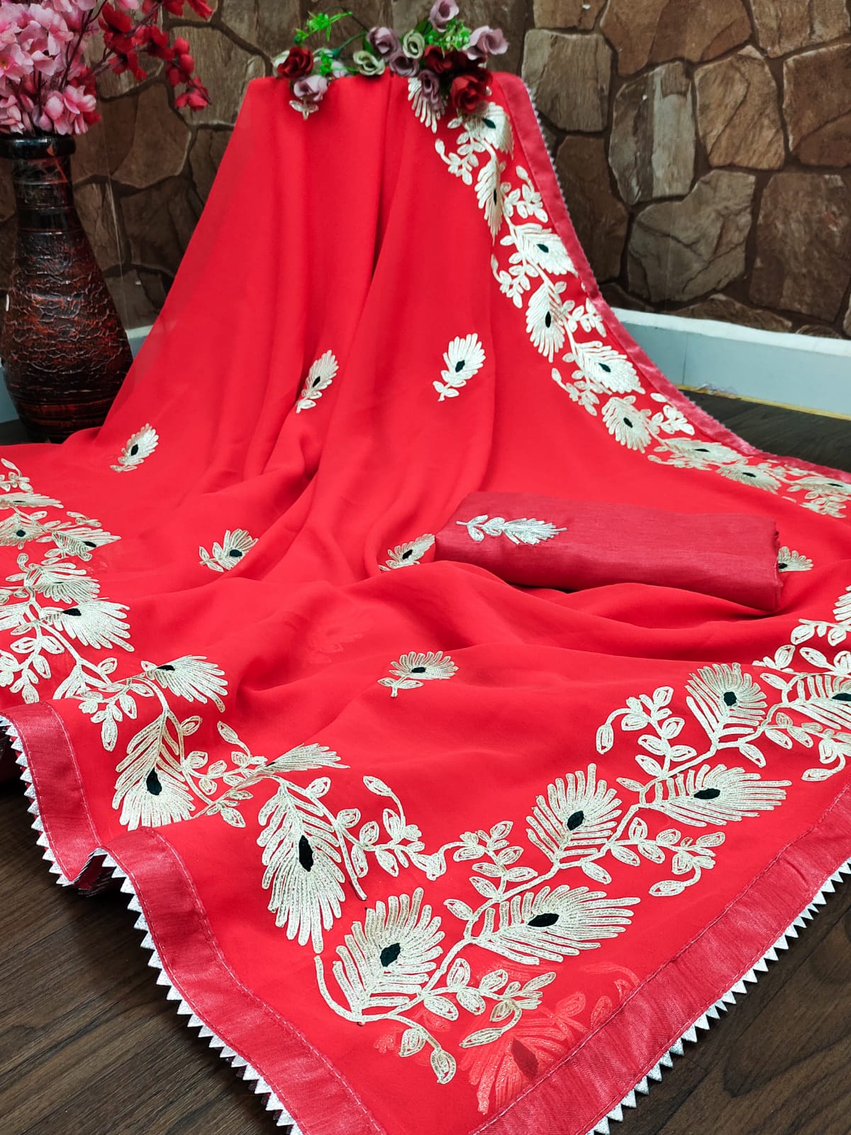 Shalini 3 New Exclusive Party Wear Georgette Designer Saree Collection