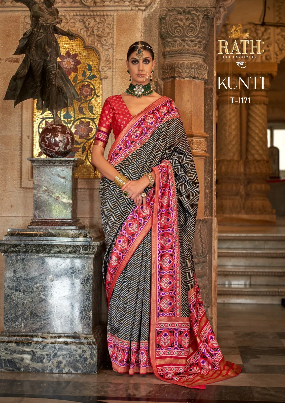 Kunti 1162 To 1171 By Rath Silk Printed Designer Saree Wholesale Online