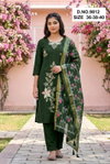 Gayatri 9812 And 9813 Roman Silk Kurti With Bottom Dupatta Exporters In India