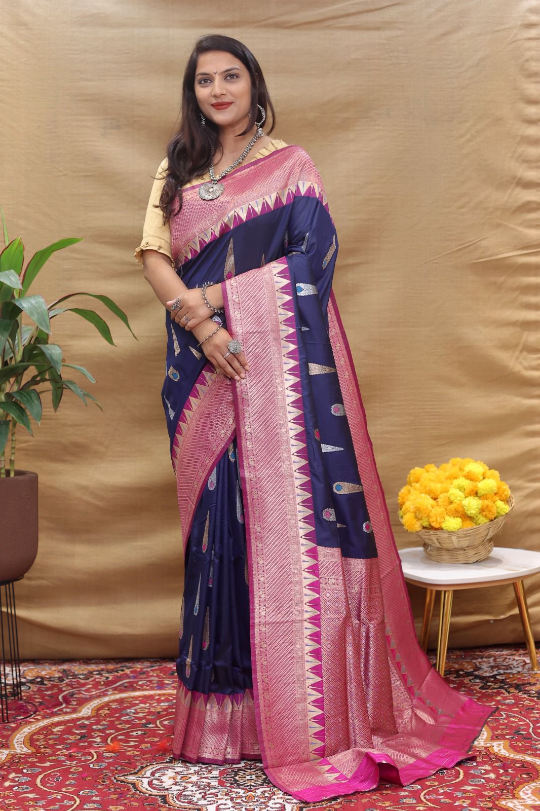 Policona Ratna Tilak Silk Sarees Catalog