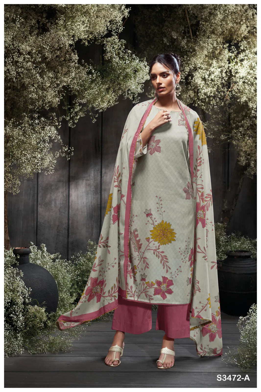 Nimrit 3472 By Ganga Cotton Printed Designer Salwar Suit Wholesale Online