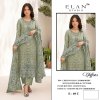Elan E 69 A To D Chiffon Hand Work Salwar Kameez