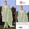 Bilqis B 160 U To X Organza Embroidery Pakistani Salwar Suits Wholesalers In Surat