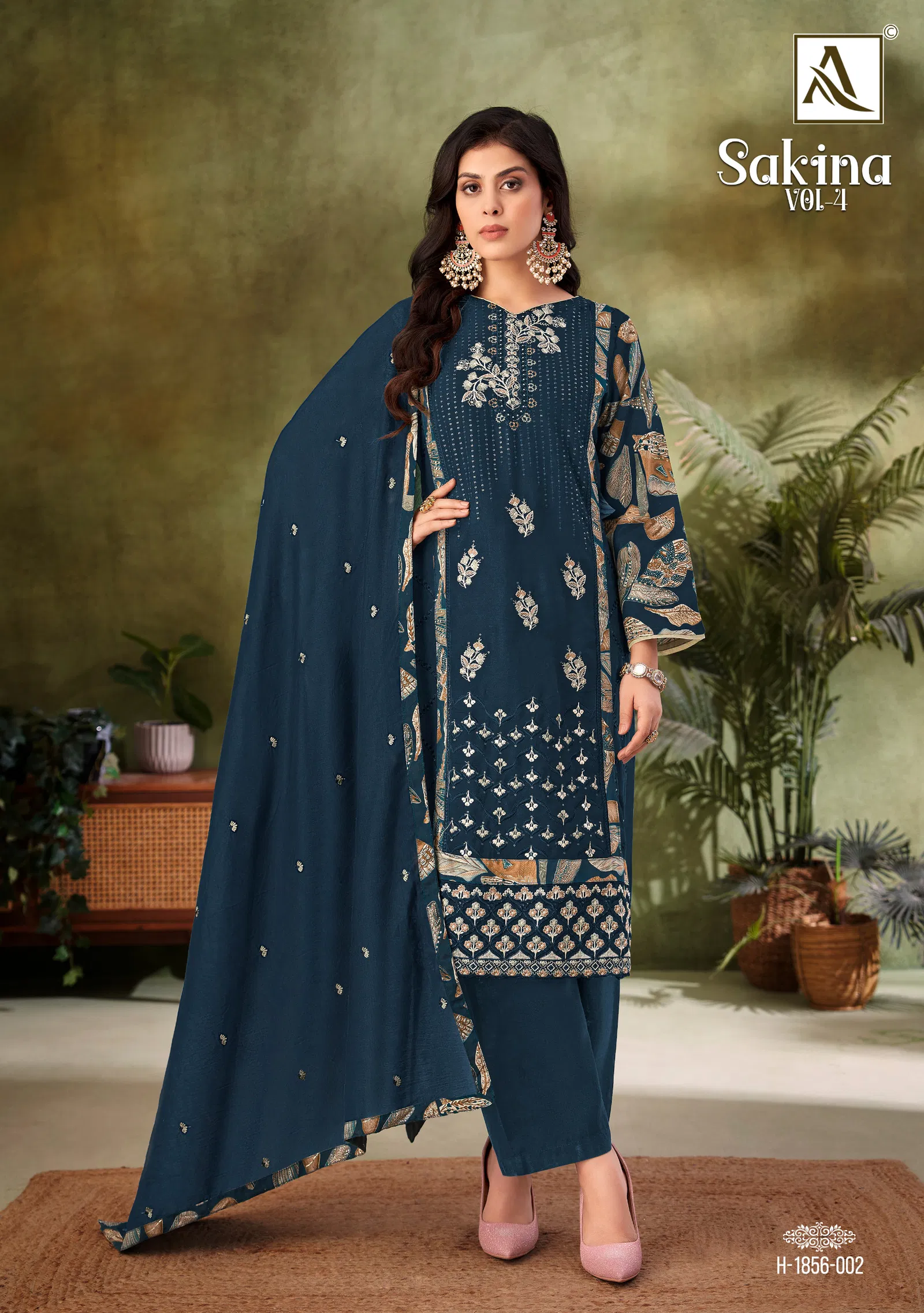 Sakina Vol 4 By Alok Suit Viscose Rayon Dress Material Suppliers In India