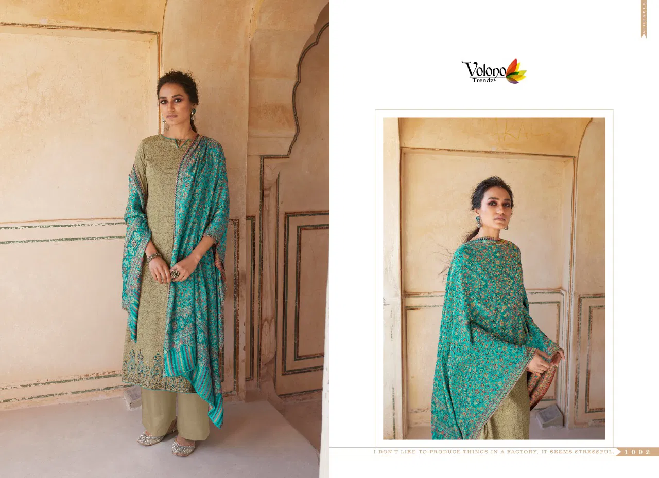 Volono Era 1 Latest Fancy Designer Casual Wear Digital Printed Designer Dress Material Collection
