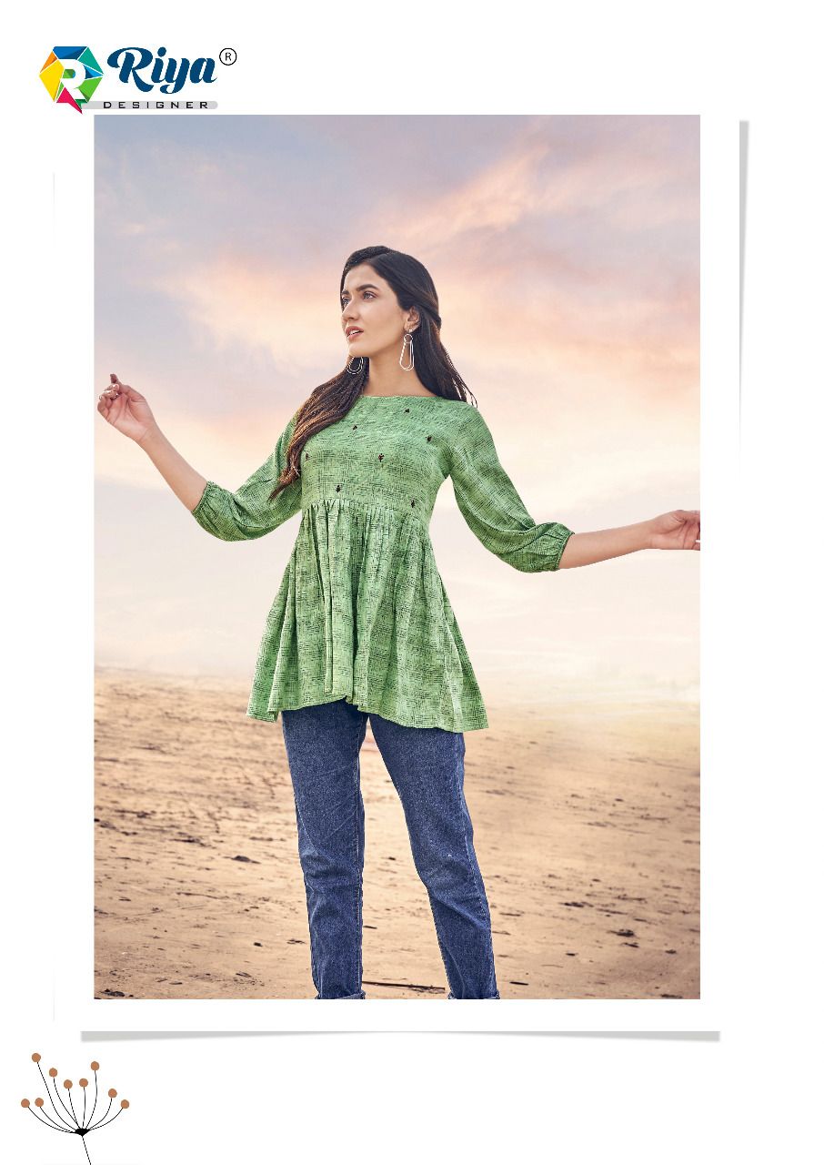 Riya Cruze New Designer Ethnic Wear Western Top Collection