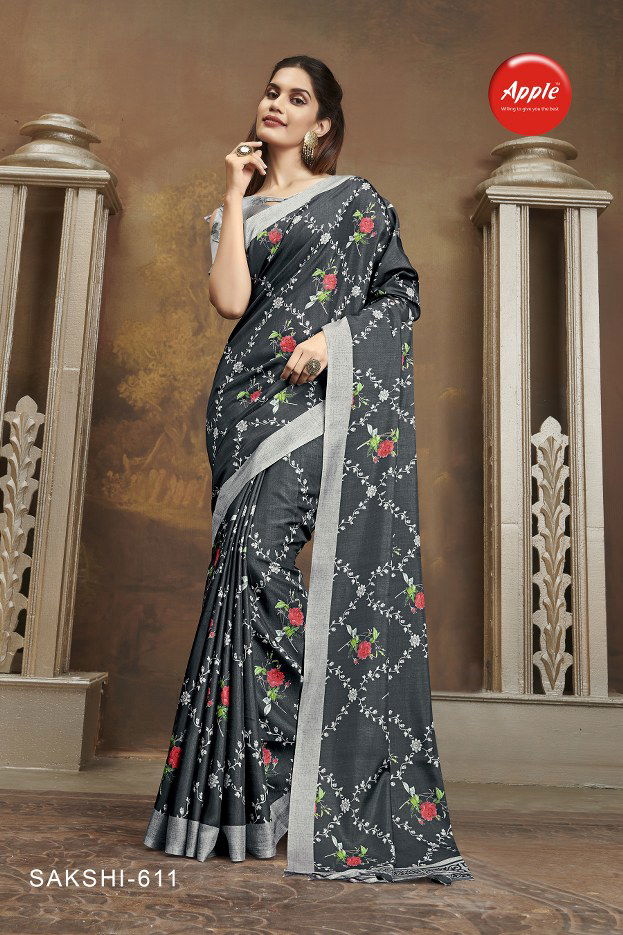 Apple Sakshi 6 Latest Fancy Regular wear Manipuri Silk Festive Wear Saree Collection
