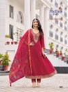 Gulmahor Vol 5 By Radhika Roman Silk Embroidered Readymade Suits Wholesale Market Surat
