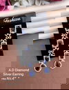 Diamond Silver Wholesale Earrings Suppliers in Mumbai