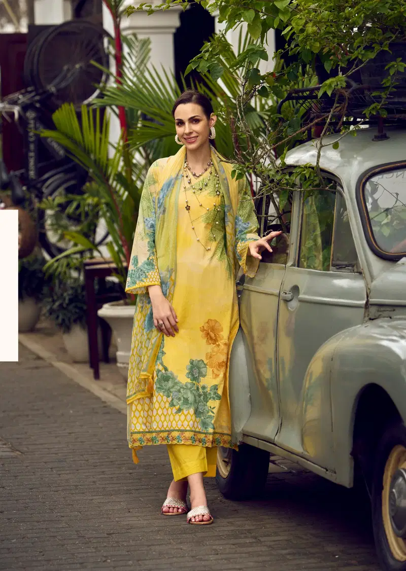 Funflora By Prm Lawn Cotton Printed Dress Material Wholesale Shop In Surat