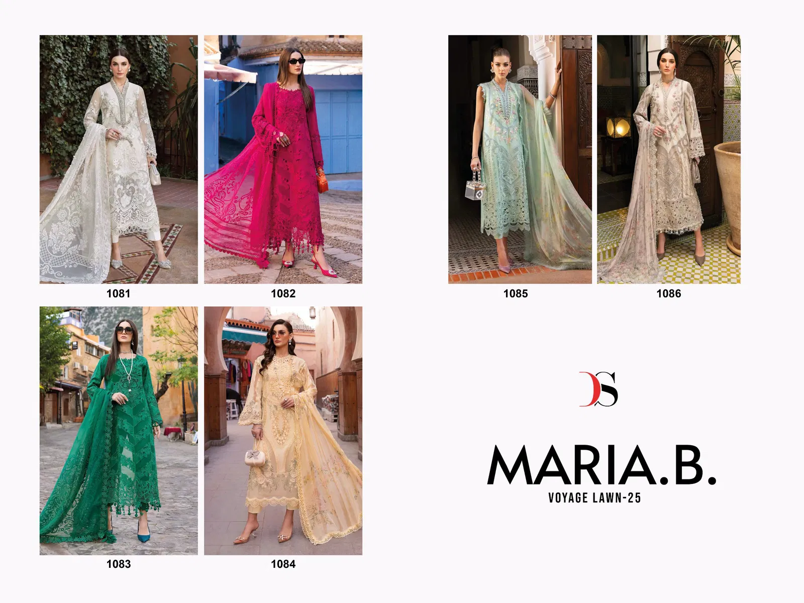Maria B Voyage Lawn 25 by Deepsy Suits Cotton Dupatta Pakistani Suits Online Wholesale