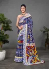 Bt 7104 Block Printed Stylish Cotton Sarees Wholesalers In Delhi