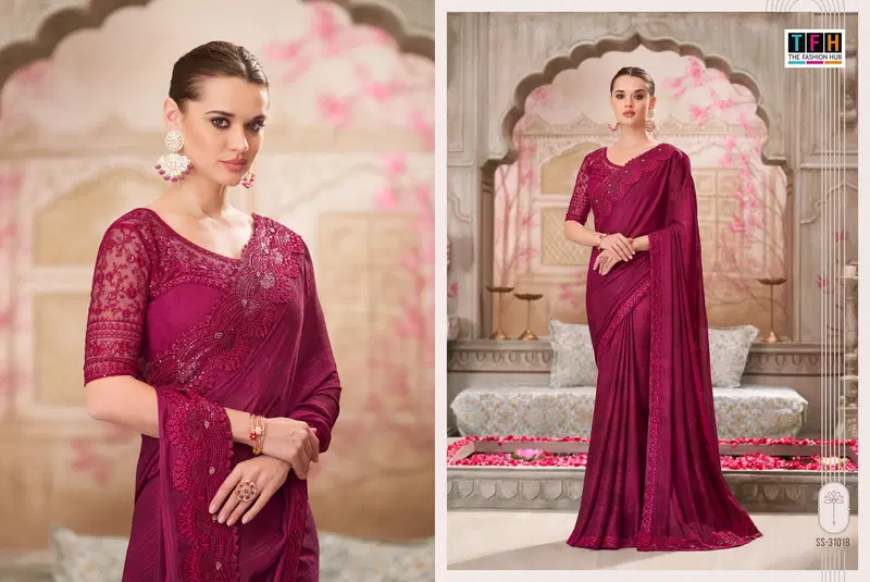 Silver Screen 21 Edition By Tfh Wholesale Party Wear Saree Suppliers In Mumbai
