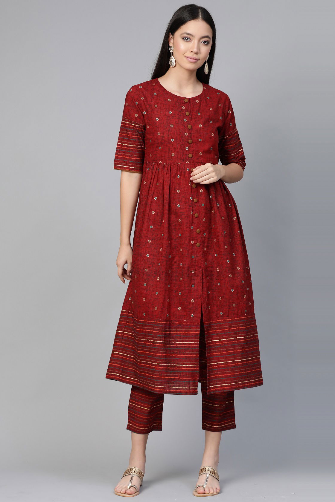 Era Lotus 5 Fancy Ethnic Wear Cotton Printed Kurti With Bottom Collection