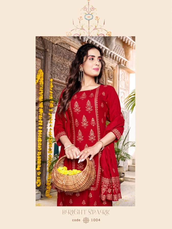 Banwery Parishi Latest Festival Wear Rayon Printed Designer Ready Made Suit Collection
