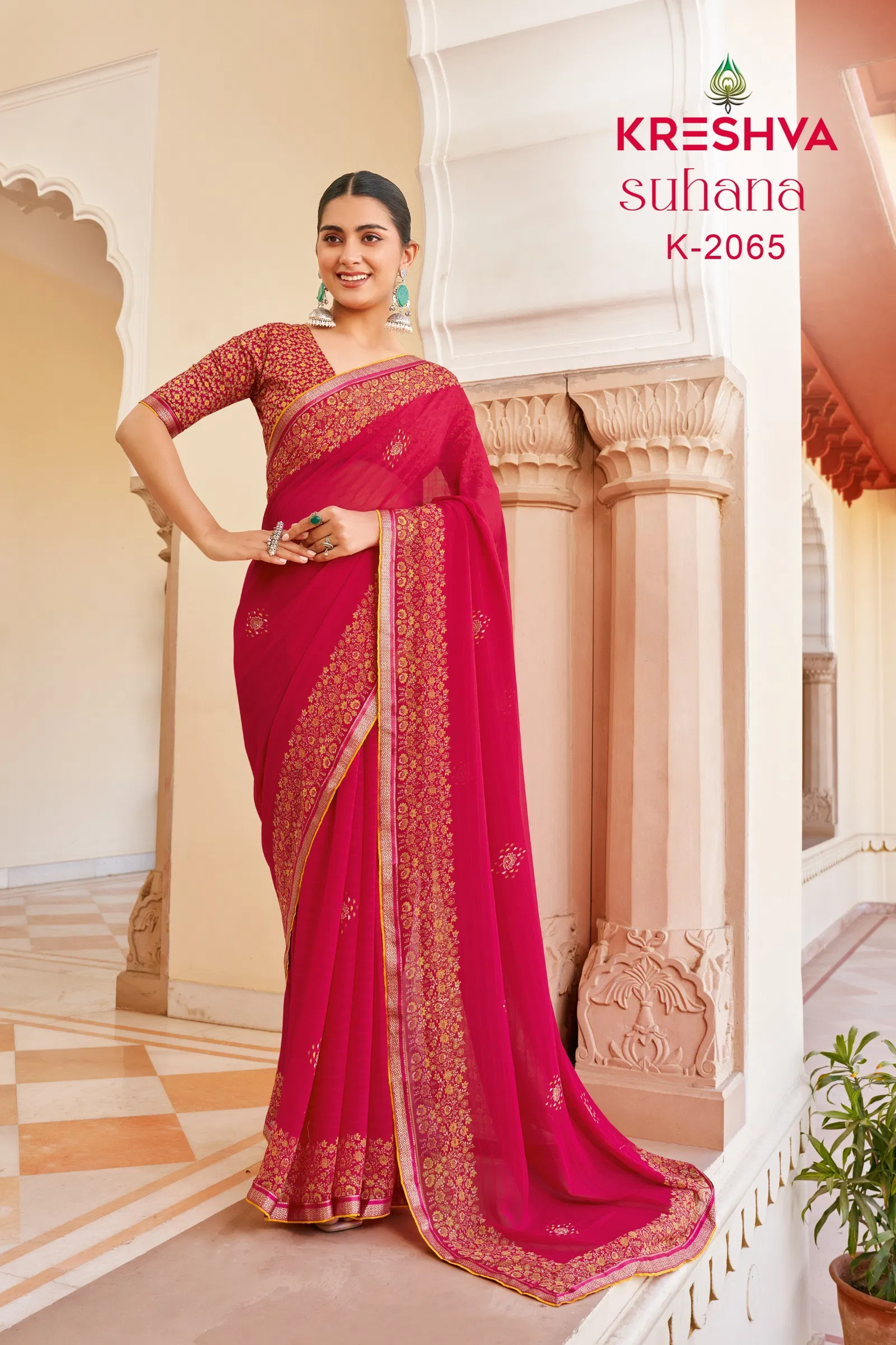 Suhana By Kreshva Dani Georgette Printed Daily Wear Saree Orders In India
