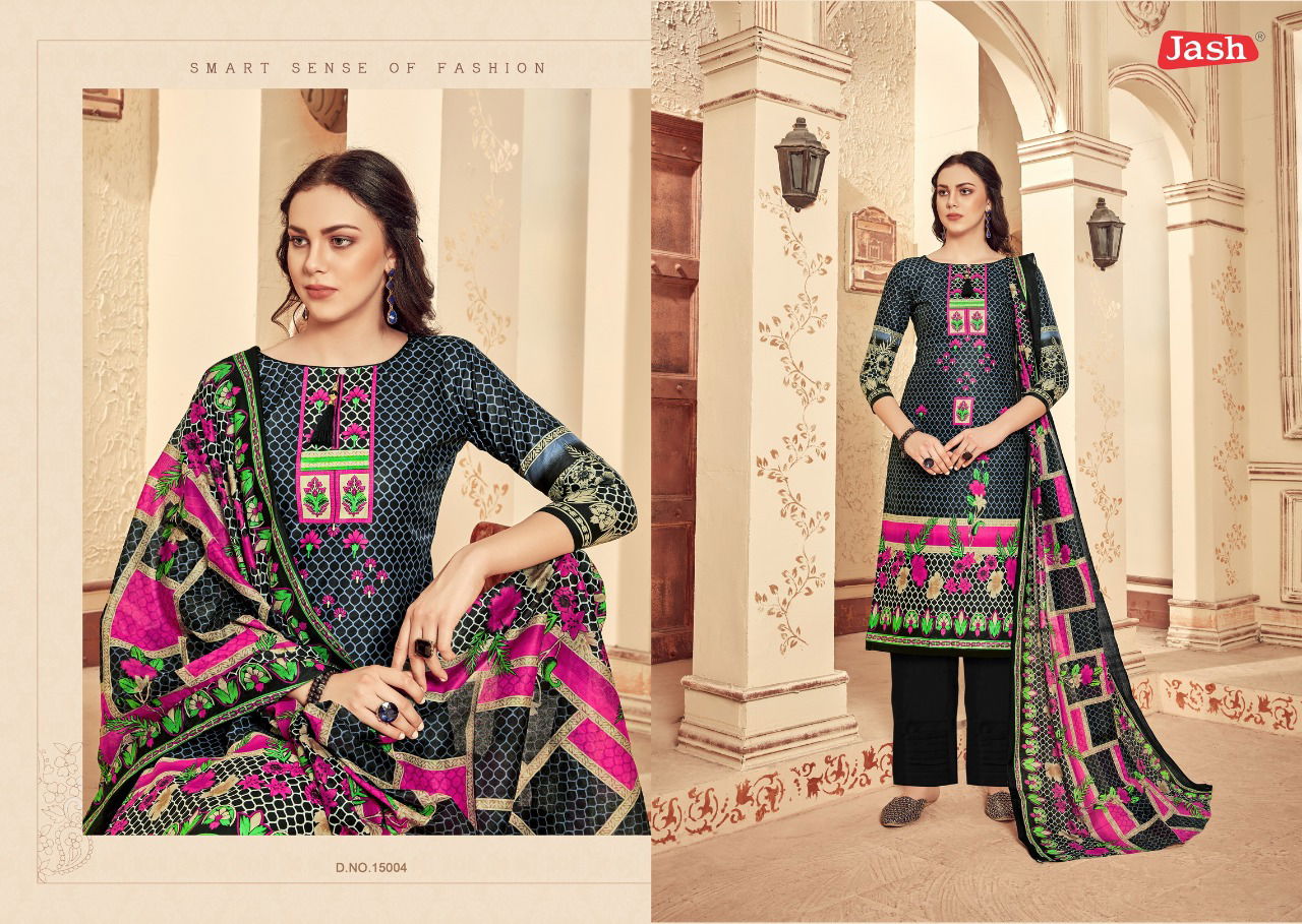 Jash Kusum 15 Exclusive Designer Regular Wear Pure Cotton Dress Material Collection 