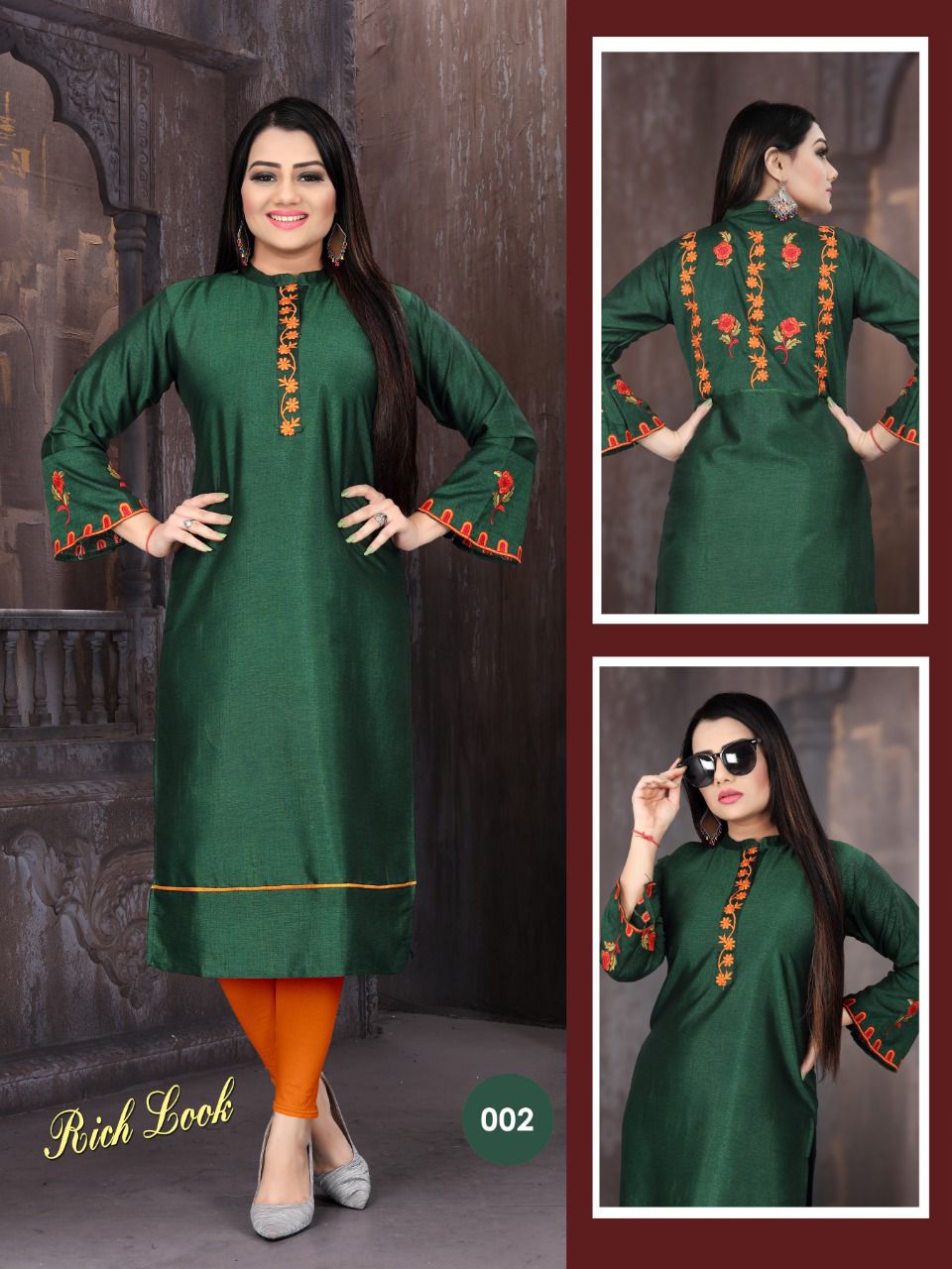 Aagya Rich Look Regular Wear Rayon Designer Kurti Collection