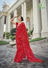 Malaika By Sanskar Embroidery Work Georgette Saree Wholesale Clothing Distributors In India