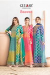 Saawan By Gulzar Chinnon Online Anarkali Kurti With Dupatta Wholesale