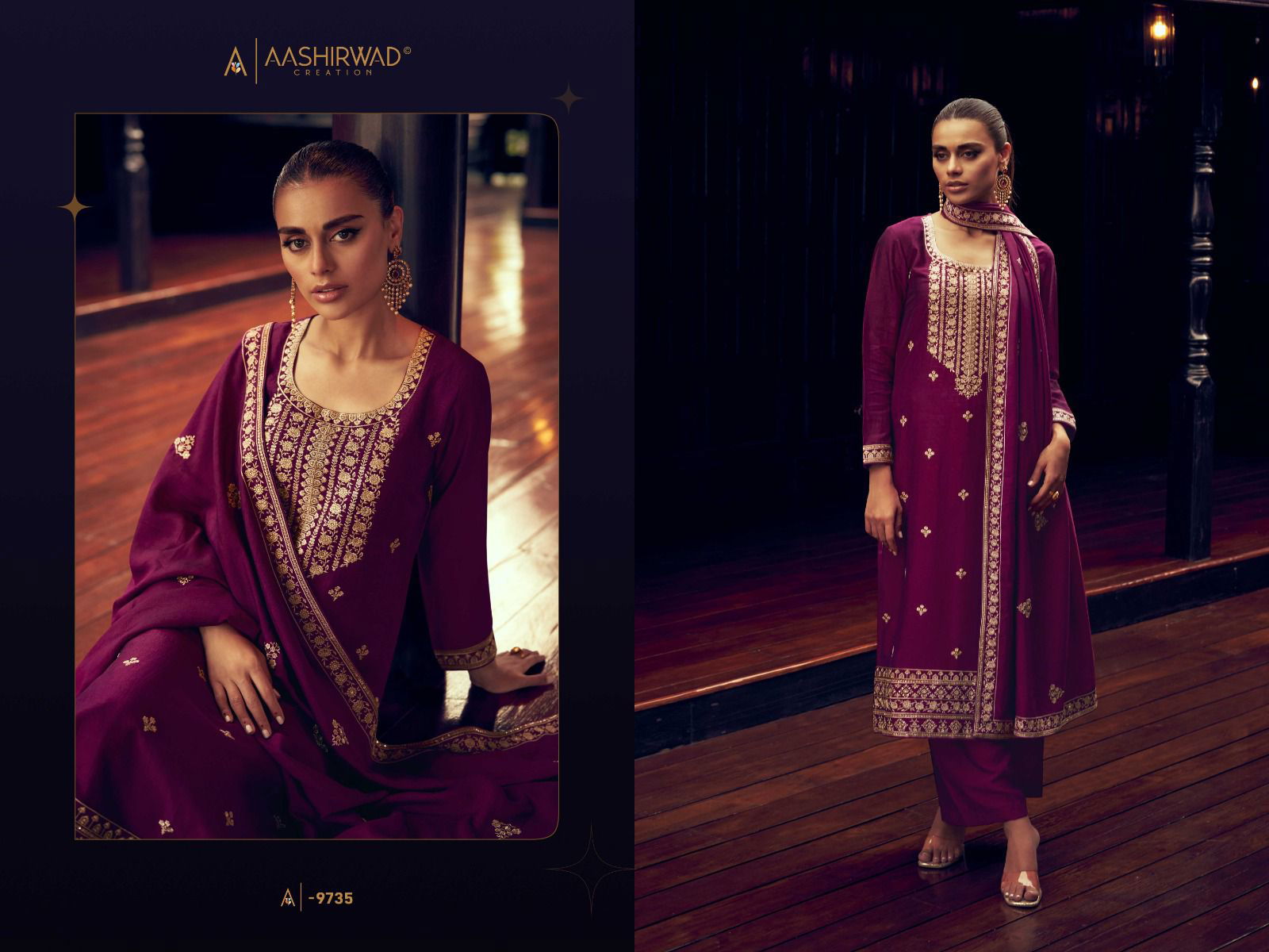 Tulip By Aashirwad Heavy Designer Salwar Suits Catalog