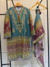 Sr 2351 A To E By Shree Raga Chiffon Readymade Pakistani Suits