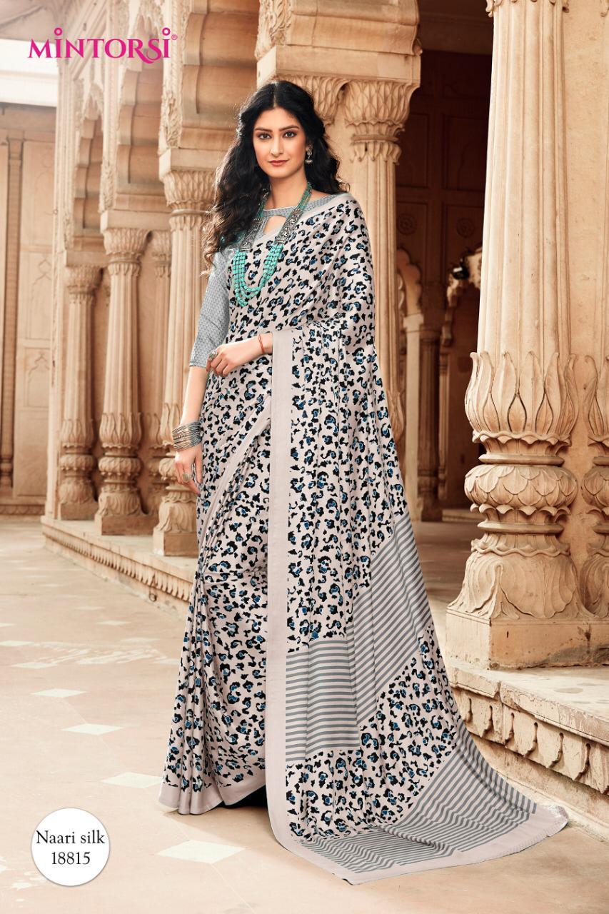 MINTORSI Exclusive Satin Collection Japan Silk Designer Daily Wear Saree Collrctions