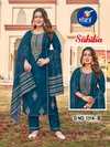 Sahiba By Vitara Roman Silk Embroidred Readymade Suits Exporters In India