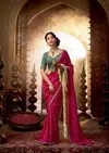 Kashvi by Kira Viscose Crepe Based With Hand Dying Saree Wholesale Distributors In India
