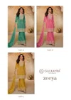 Zeeya By Gulkayra Real Chinon Embroidery Readymade Suits