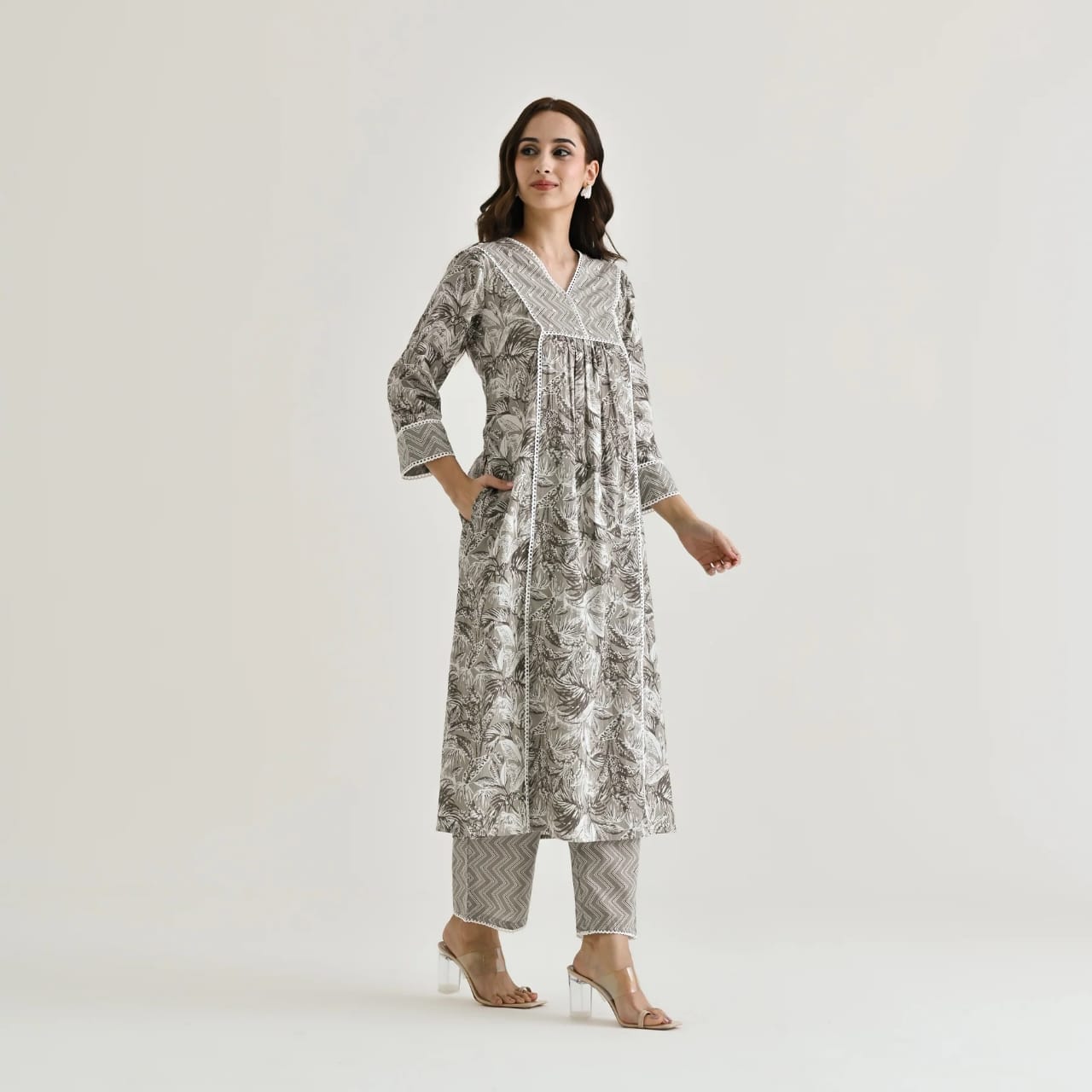 PT004 Moti Rayon Slub Designer Kurti With Bottom Wholesale Shop In Surat