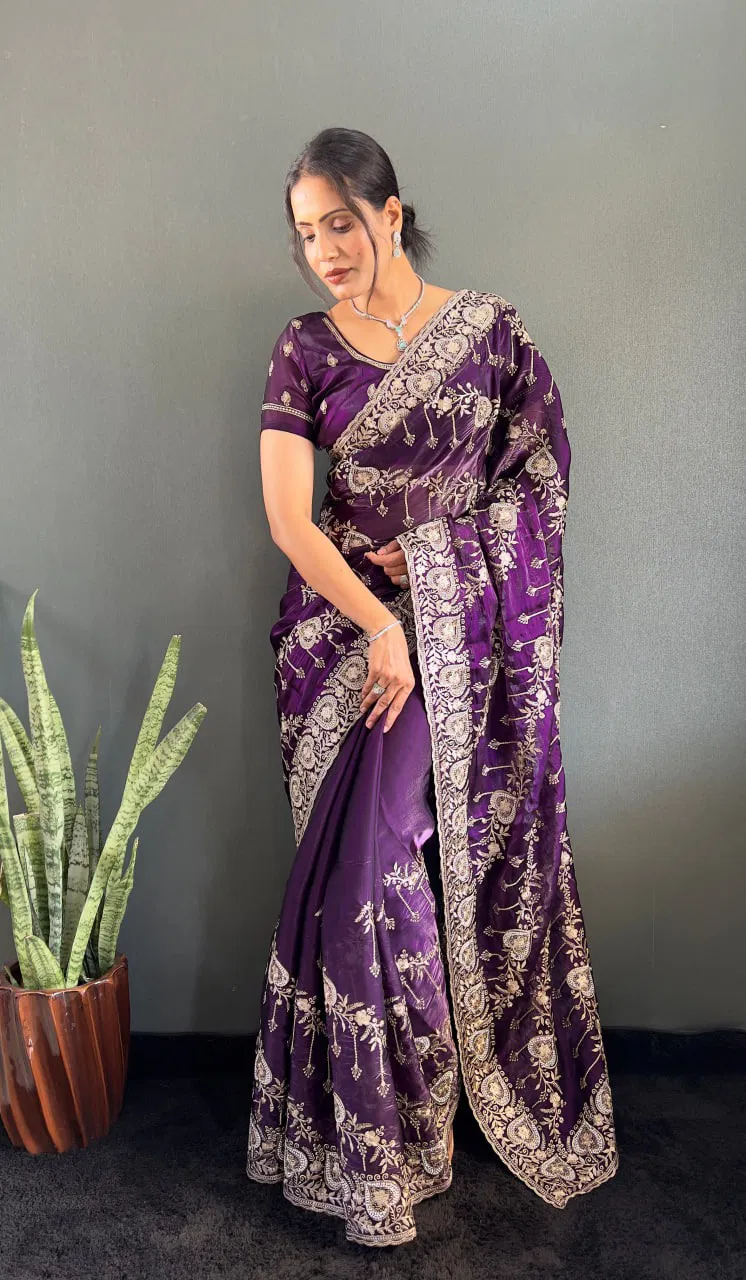 7 Anushka Embroidered Jimmy Choo Saree Wholesale Clothing Distributors In India