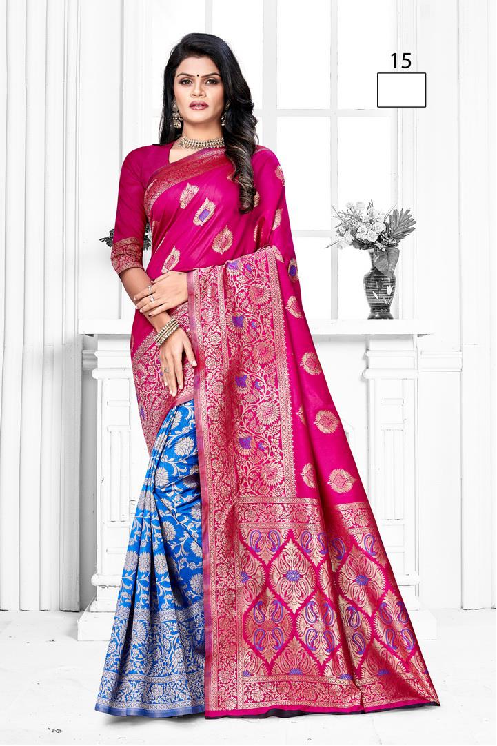 Prakruti Silk 1 Exclusive Wedding Wear Designer Banarasi Jacquard Silk Saree Collection